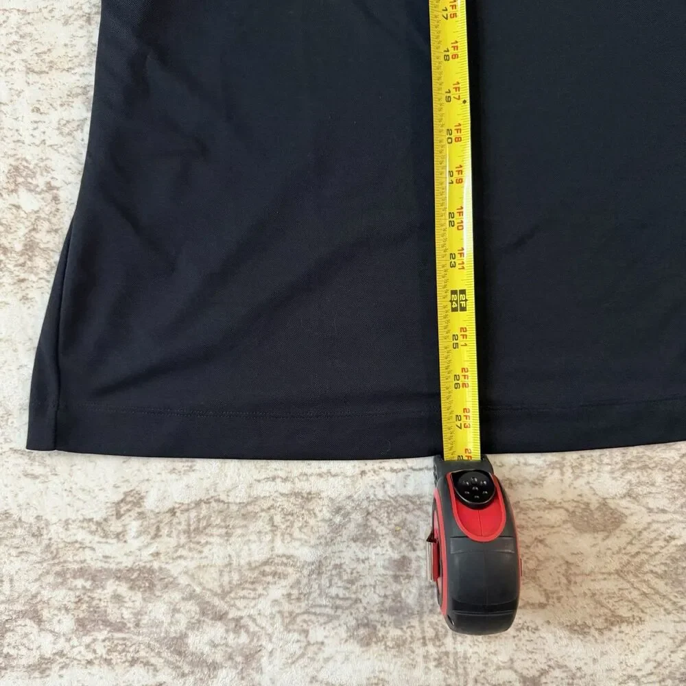 Nike Golf Dri-FIT Men’s Black Short Sleeve Polo Shirt XL Embroidered Gnarly Head
